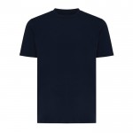 Unisex T-shirt van gerecycled katoen, slim fit, 160 g/m2 Iqoniq kleur marineblauw