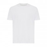 Unisex T-shirt van gerecycled katoen, slim fit, 160 g/m2 Iqoniq kleur wit