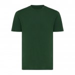 Unisex T-shirt van gerecycled katoen, slim fit, 160 g/m2 Iqoniq kleur donkergroen