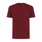 Unisex T-shirt van gerecycled katoen, slim fit, 160 g/m2 Iqoniq kleur bordeaux
