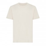 Unisex T-shirt van gerecycled katoen, slim fit, 160 g/m2 Iqoniq kleur naturel