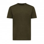 Unisex T-shirt van gerecycled katoen, slim fit, 160 g/m2 Iqoniq kleur khaki