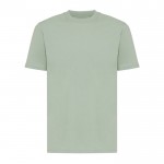 Unisex T-shirt van gerecycled katoen, slim fit, 160 g/m2 Iqoniq kleur olijfgroen