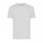 Unisex T-shirt van gerecycled katoen, slim fit, 160 g/m2 Iqoniq kleur lichtgrijs gemarmerd