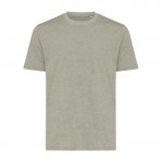 Unisex T-shirt van gerecycled katoen, slim fit, 160 g/m2 Iqoniq kleur gemarmerd groen
