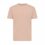 Unisex T-shirt van gerecycled katoen, slim fit, 160 g/m2 Iqoniq kleur zalm