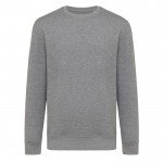 Unisex sweater van gerecycled katoen, slim fit, 280 g/m2 Iqoniq kleur taupe grijs
