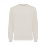 Unisex sweater van gerecycled katoen, slim fit, 280 g/m2 Iqoniq kleur champagne