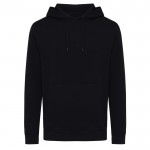 Unisex hoodie van gerecycled katoen, slim fit, 280 g/m2 Iqoniq kleur zwart