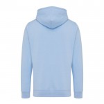 Unisex hoodie van gerecycled katoen, slim fit, 280 g/m2 Iqoniq kleur cyaan blauw tweede weergave