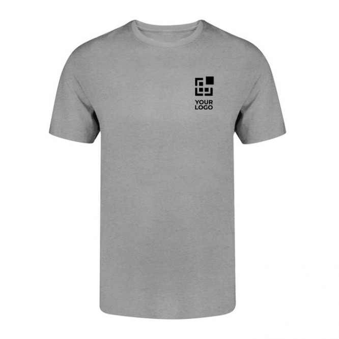 Unisex T-shirt van 100% gekamd katoen Ring Spun 160 g/m2