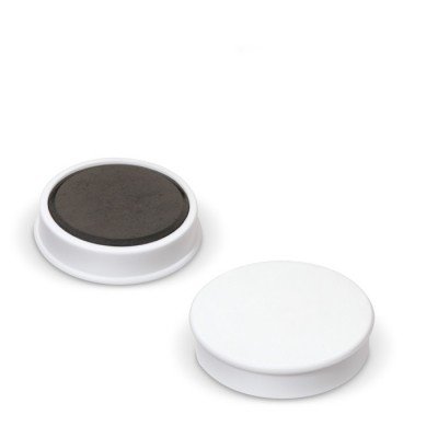 Grote ronde plastic magneet voor personalisatie