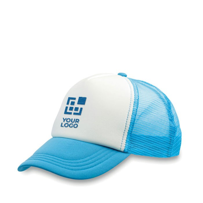 Trucker cap voor full colour bedrukking MidTown weergave met bedrukking