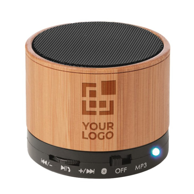 Houten bluetooth speaker voor reclame