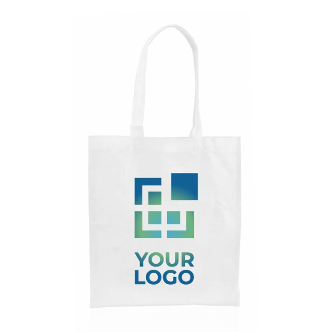 Sublimatie, non woven tas bedrukken met logo bedrukt weergave met jouw bedrukking