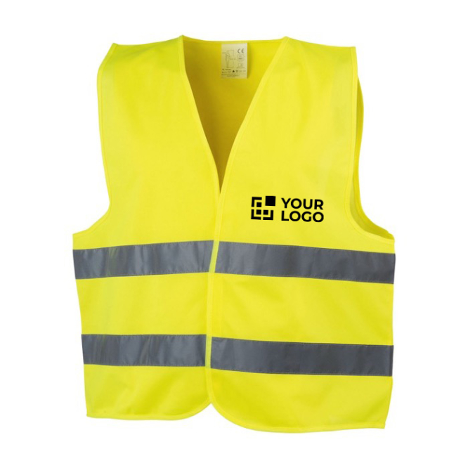 Veiligheidsvest van polyester met hoge zichtbaarheid XL