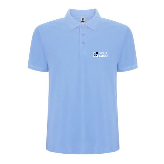 Polo van katoen en polyester in piqué voor mannen 190 g/m2 Roly