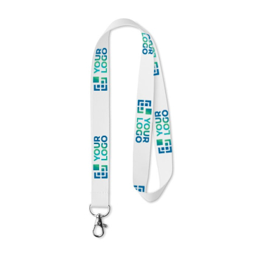 Geryclede lanyards bedrukken met sublimatiedruk logo