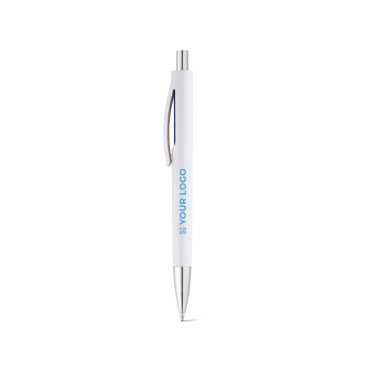 Goedkope pen met metallic drukknop