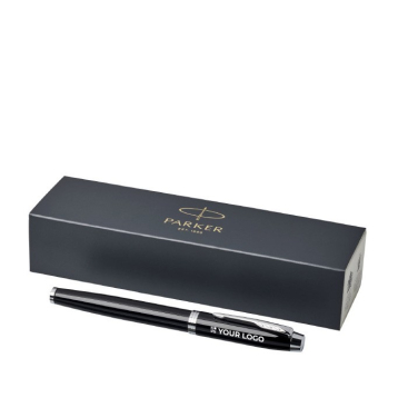 Parker pen graveren metallic afwerking weergave met jouw bedrukking