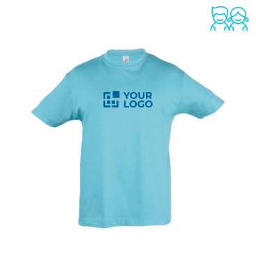 Kindershirt voor merchandising, 150 g/m2 weergave met jouw bedrukking