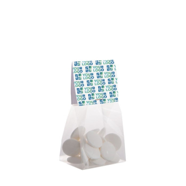 Zakje Imperial Mints met aanpasbare header 50g kleur doorzichtig hoofdweergave