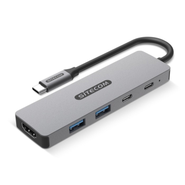 USB-A en USB-C hub voor snel opladen of gegevensoverdracht