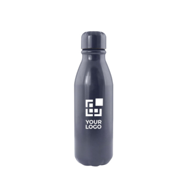 Gekleurde gerecyclede aluminium fles met dop 550ml