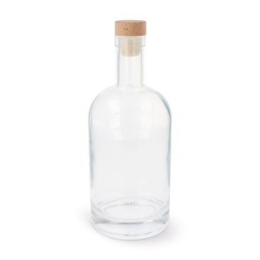 Duurzame glazen fles met FSC-deksel 500ml