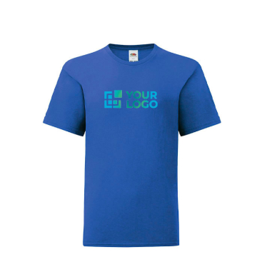 Katoenen T-shirt voor jongens 150 g/m2 kleur blauw eerste weergave