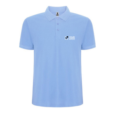 Polo van katoen en polyester in piqué voor mannen 190 g/m2 Roly